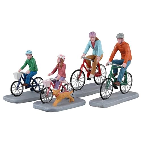 Lemax Family Bike Ride Toy