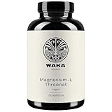 Waka Naturals® Magnesium L-Threonat | Kapseln 120 Stück | 2000 mg davon 150 mg elementares Magnesium pro Portion | Vegan
