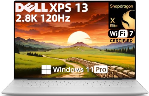 Dell Xps 13 9345 Ai Laptop, 13.4' 120Hz 2.8K 500 Nits 32Gb Lpddr5X 1Tb Ssd, Snapdragon X Elite(X1E-80-100,12 Core Dual-Core 45 Tops), Qualcomm Adreno Graphics, Wi-Fi 7, Bluetooth 5.4, Windows 11 Pro