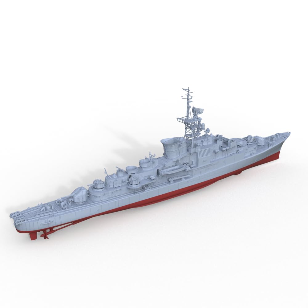 MRY-SFW SSC300620S-A 1/300 zestaw do budowy modelu wojskowego, niemiecki okręt wojenny klasy Kolonii KÖLN F220, pełny kadłub, segmentowy kadłub