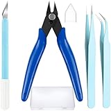 YOKOMING Model Nipper Set for Plastic Models Tweezers Art Blades Plastic Models Tools for Beginners to Repair and Fix Plastic Models