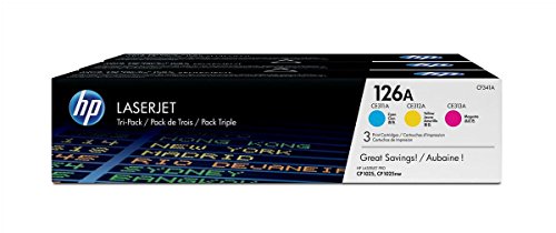 HP 126A 3PK CYN/MAG/YLW ORGL LJ TONER CRT