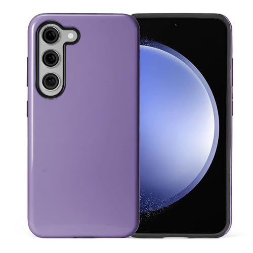 Coque Samsung S23 Plus violette HL2 silicone rigide pour un style urbain