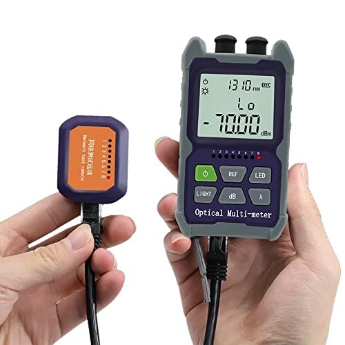 Rechargeable Optical Power Meter with 5mW VFL | -50~+26dBm Range | 800–1700nm Wavelength | USB Charging | LCD Display | Visual Fault Locator | FTTH Fiber Tester-picture-40