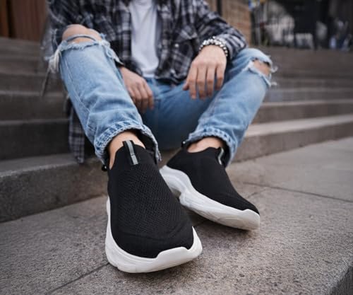 Image of Kraasa Trial Running Shoes with Lightweight Memory Insole | Breathable, Anti-Skid Knit Sneaker, Walking & Gym Shoes
