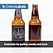 Beer Bottle Labels - 3.49 x 2.99 - Pack of 400 Label Sets, 100 Sheets - Inkjet/Laser Printer - Online Labels