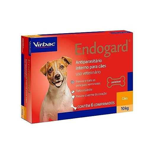 Endogard Vermífugo Para Cães 10kg C/ 6 Comprimidos