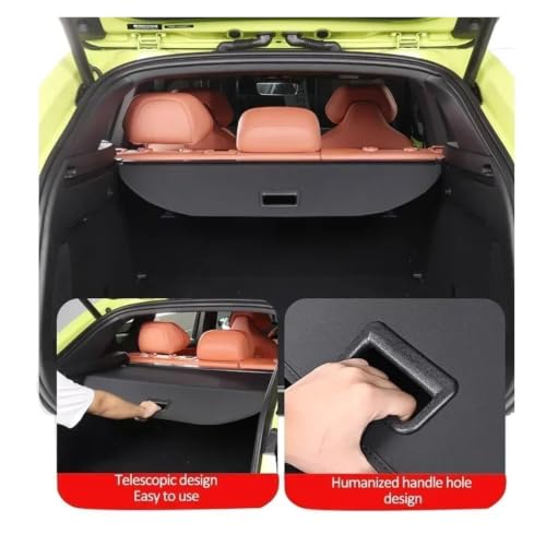 Bandeja de cortina trasera para Toyota RAV4 anti-peep y retráctil 5