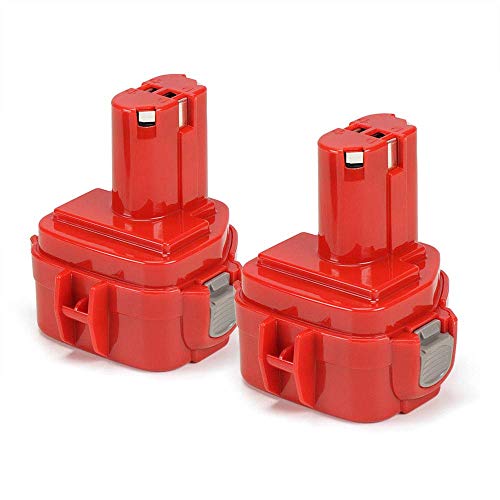 POWERGIANT 2PCS 12V 3.0Ah Ni-Mh Batería para Makita 1220 1222 1233 1234 1235 PA12 6270D 6271D 6227D 6627D 6313D 6980FD 8413D