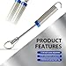 Eratus 2 PCS Car Trunk Automatic Lifting Spring + Buckle, Alloy Anti-Drop Trunk Auxiliary Opening Limiter, 5.9 
