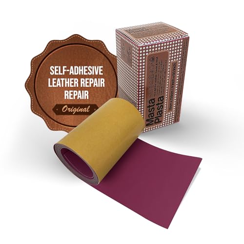 Image of MASTAPLASTA Original Leather Repair Tape - Pink 60 inch x 4 inch (150 x 10 cm). Quick and Easy Upholstery-Quality Leather Repair Patch for Couch, Leather Patches for Car Seats
