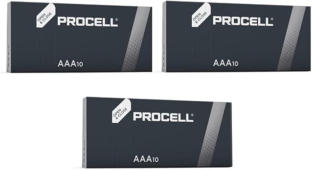 30X Pack Duracell Procell Industrial AAA MN2400 Alkaline Batteries LR04 Battery