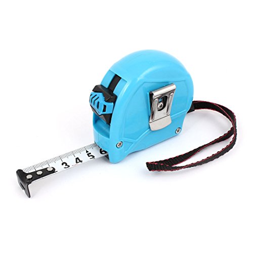 Aexit Blue Plastic Tools & Home Improvement Housing Retractable Metric Ruler Range Measuring Measure Tape Measures Tape 5M