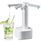 UYANGG Desktop Water Dispenser Electric Bedside Water Dispenser for 5 Gallon Bottles, USB Charging A