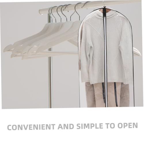 GLEAVI 3pcs Clothing Storage Bag Sealed Hanging Garment Bags for Storage Dustproof Cover2
