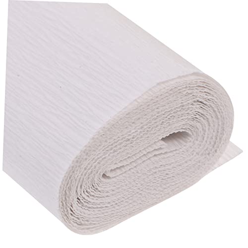 HAPINARY 1 Roll Italian Stretch Crepe Paper Rolled Pink Bouquet Wrapping Paper Italian Decorations Crinkle Party Streamers Coloured Crepe Paper Pink Suit Box White Large Sheet of Paper