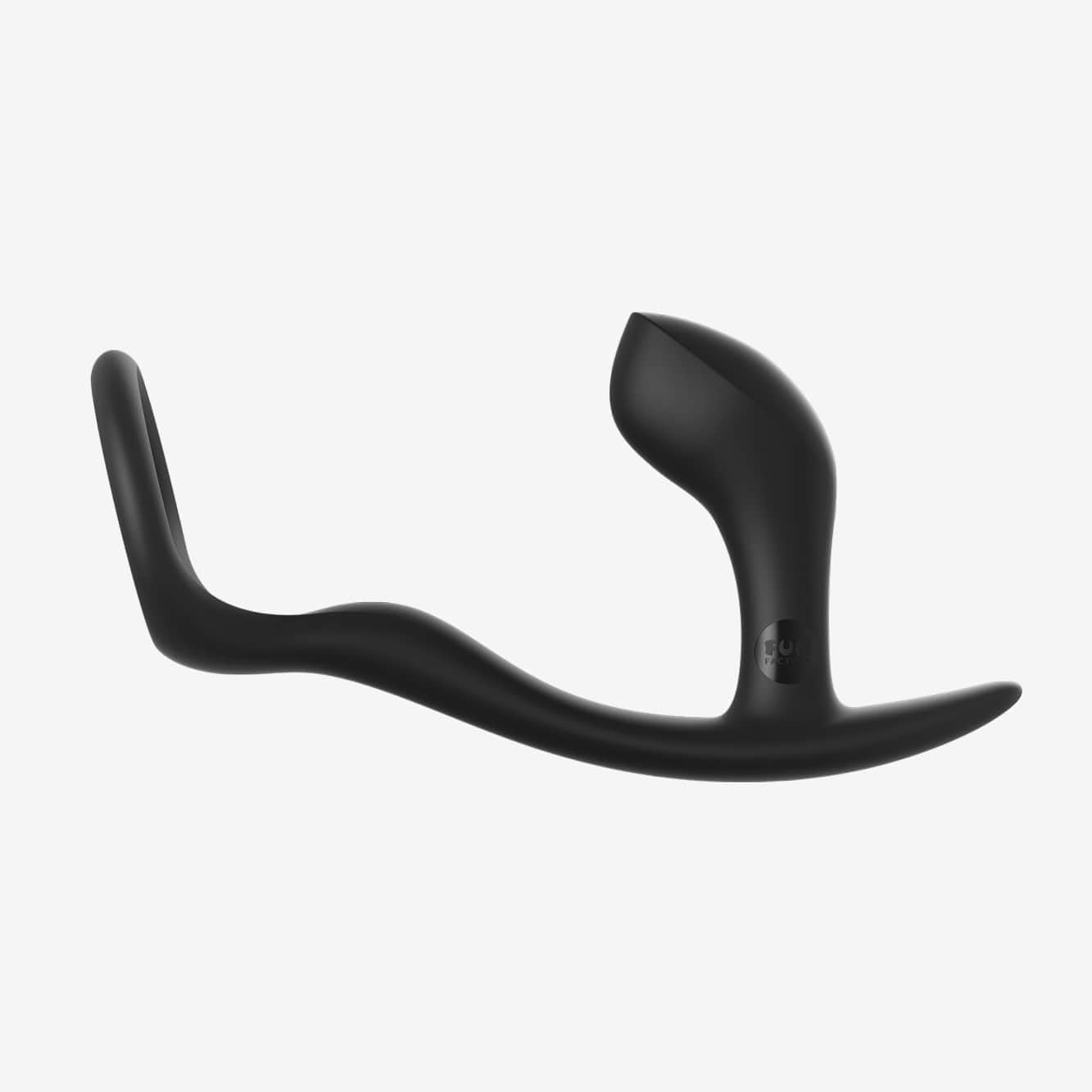 Fun Factory Adult Toys | Bootie Butt Plug Sex Toy | Curved Anal Plug Adult Toy | Sex Toys for Women, Men, & Couples (Ring Black)
