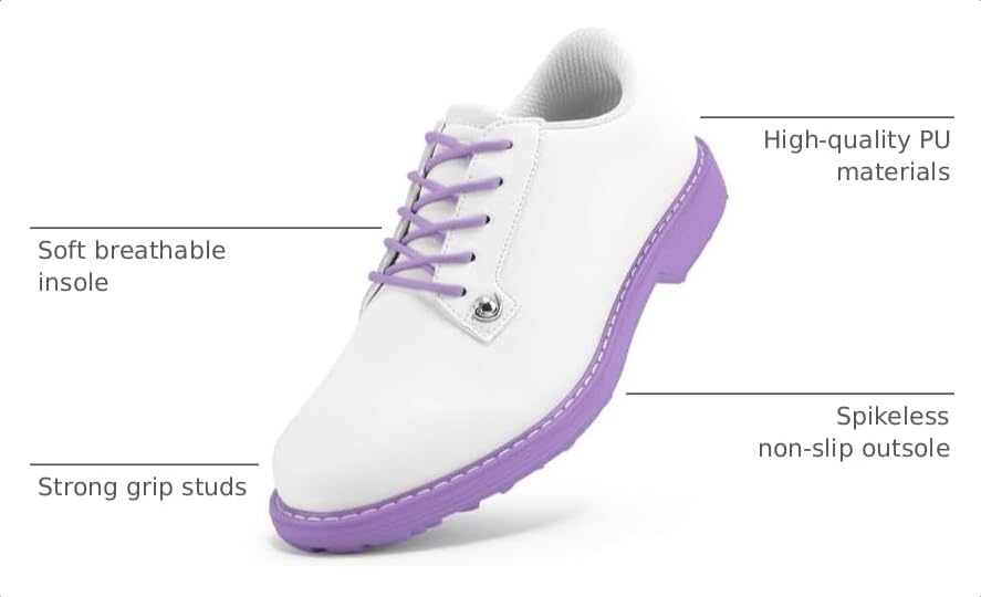 Image of THESTRON Women Golf Shoes Professional Spikeless Golf Sports Sneakers Female Golf Footwears Ladies Golf Walking Sneakers