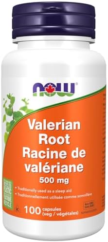 NOW Supplements, Valerian Root (Valeriana officinalis) 500 mg, Herbal Supplement, 100 Veg Capsules