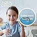 AQUA CREST FQK1K Under Sink Water Filter, Replacement for GE FQK1K, FQK2J, GXK185K and GX1S50R, NSF/ANSI 42 372 Certified, Reduces Chlorine, Taste&Odor, 1350 Gallons (Pack of 1)