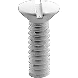 Prime-Line Products U 9191 Cover Plate Screw Number 6, 32 x 1/2-Inch, White Painted Head,(Pack of 100)