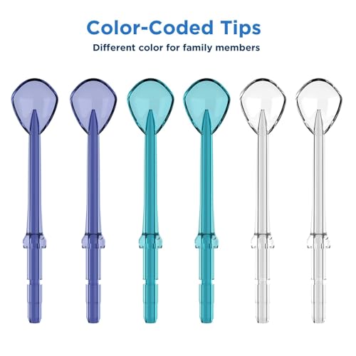 Image of Replacement Heads for Waterpik Water Flosser (6 Tongue Cleaner Tips)