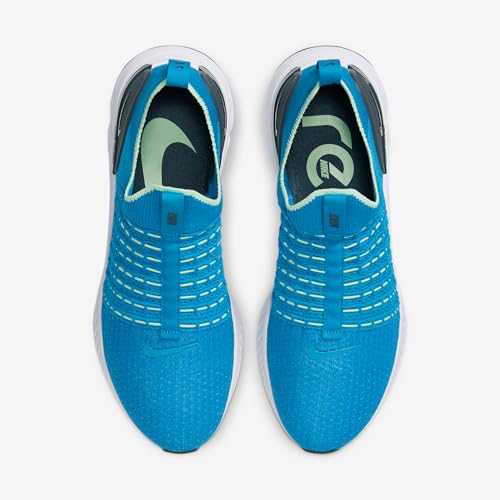 Nike React Phantom Run Flyknit 2 Men's Road Running Shoes (CJ0277-402, Blue Orbit/Vapor Green/Deep Ocean/Blue Orbit)4