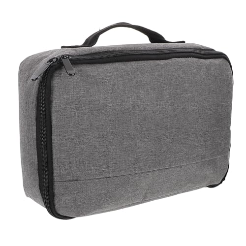 Tofficu Projector Storage Bag Video Projector Bags Travel Cable Organizer Project Case Projector Accessories Bag Layers Projector Case Camera Handbag Embroidery Project Bag Fabric -  RM39PM4W50098P1