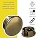 Promenaid 5ft Flush Handrail Kit - Architectural Bronze - Complete Indoor/Outdoor Handrail for Stairs - 1.6