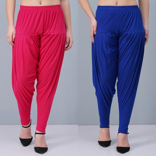 Image of Buy That Trendz Patiala Salwar for Women Relaxed Fit Viscose Patiyala Salwar Harem Bottom Pants