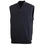 Greg Norman Collection Men's Lined Pima 1/4 Zip Vest