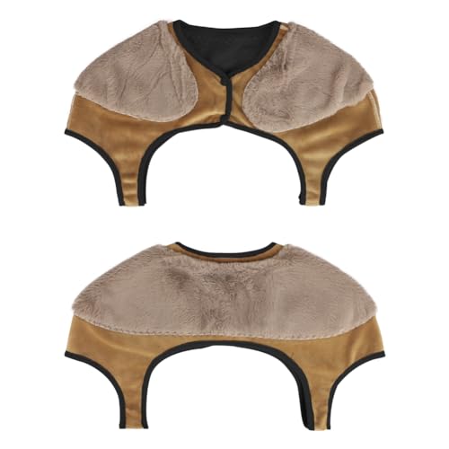 XGOPTS Elderly Men Women Wearable Fleece Lining Shoulder Warmer Strap Wrap Shawl Winter Soft Warm Sleeping Shoulder Cover3