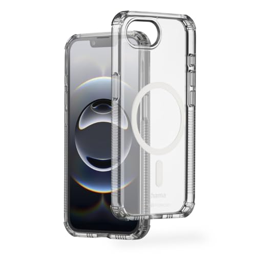 Coque transparente premium iPhone 16e Hama antichoc D3O aimant MagSafe intégré