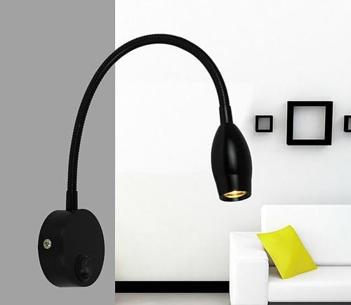 3W LED Wall Sconce Picture Mirror Lamp Spot Light Gooseneck Flexib...