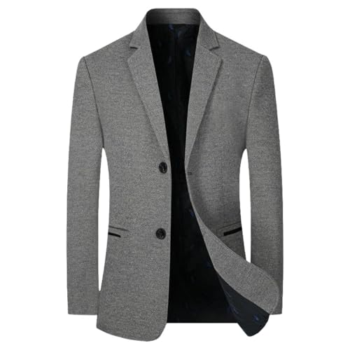 Blazer en tweed homme d'âge moyen classique veste élégante