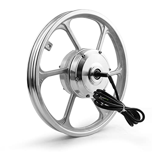 24V 36V 48V 350W 16 Zoll Nabenmotor Rad Hall Sensor Aluminiumfelge 16x1.75 Reifen für Frontantrieb Elektroroller Mini Fahrrad (48V)