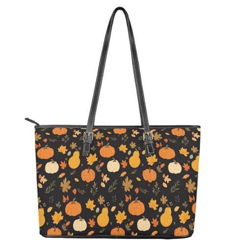 Bolso de hombro para mujer, tamaño mediano, tipo tote de cuero con cremallera, impermeable, para trabajo y compras miniatura 6