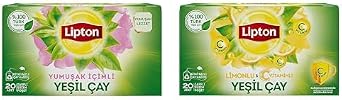 Lipton Yumu ak  im & Berrak Limonlu Bardak S zen Po et Ye il  ay 20li Paket