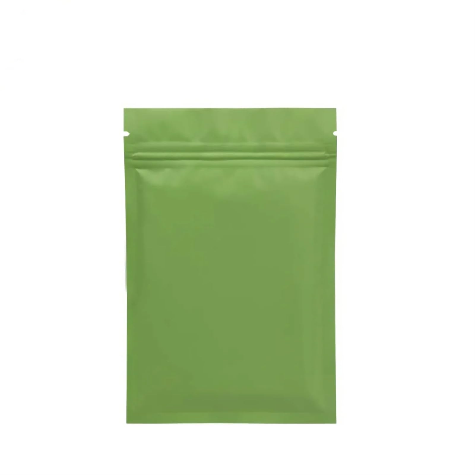 Mylar Zip Lock Bags, Ziplock Mylar Bags Multicolor Multiple Sizes(Matte Green,15x22cm)