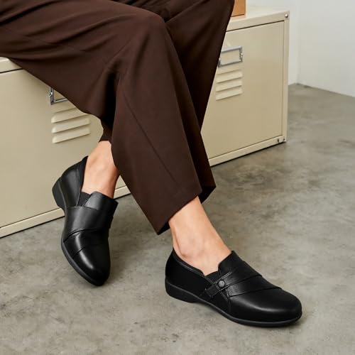 DREAM PAIRS Women's Arch Support Slip-on Loafers - Image 4