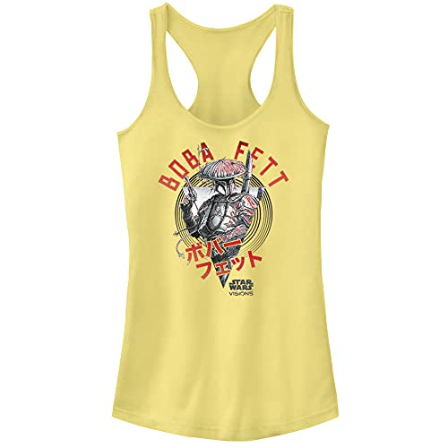 Débardeur Boba Fett Star Wars junior coupe ajustée jaune XL pour fan de pop culture
