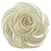 PRETTYSHOP Scrunchie Bun Up Do Hair piece Hair Ribbon Ponytail Extensions Wavy Curly or Messy Various Colors(bleach blonde 613)