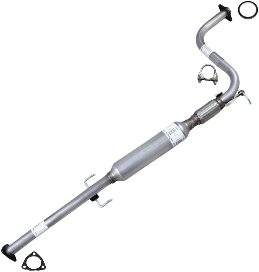 Northeastern Exhaust | Stainless Steel Exhaust Resonator Pipe Compatible for 1994-1997 Honda Accord 2.2L | Free Gaskets and Clamp Included | Automotive Replacement Part