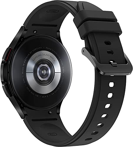 SAMSUNG Galaxy Watch 4 Classic 42mm Smartwatch with ECG Monitor Tracker for Health, Fitness, Running, Sleep Cycles, GPS Fall Detection, Bluetooth, US Version, Black by Samsung - Used condition - US$86.67