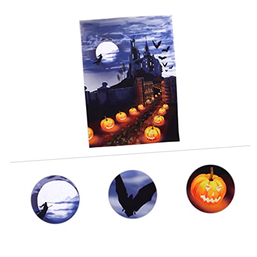 SOLUSTRE Pano De Fundo De Fotografia Pano De Fundo De Dia Das Bruxas Pano Pictórico De Tema De Hallo