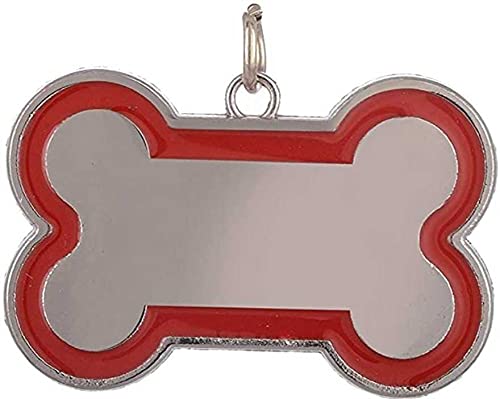 Kapoor pets™ Large Bone Shape Dog Face Tag Personalize ID Name Tag Red Plain Black, Silver Dog Tag (B09H2ZZ52Q) Amazon Price History, Amazon Price Tracker