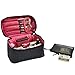 Travel Makeup Bags Small Cosmetic Case Organizer for Women Black
