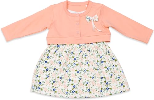 Image of Baby Girls Dress for New Born Baby, Baby Cotton Dress, Baby Girls Dress 3-18 Months, Baby Girl Clothes, Baby Girl Dress 3-6 Months, 6-12 Months, 12-18 Months