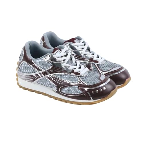 High heeled sandals Women's summer thick-soled sports shoes height-enhancing dad shoes casual round-toe mesh running shoes