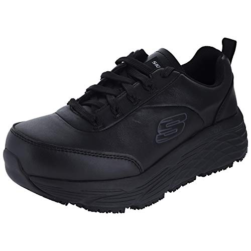 Skechers Max Cushioning Elite Sr-Kajus Black Blk Womens Slip Resistant Size 8.5W US